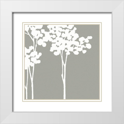 SUMMERS BOUNTY IV White Modern Wood Framed Art Print with Double Matting by Sakai, Takashi
