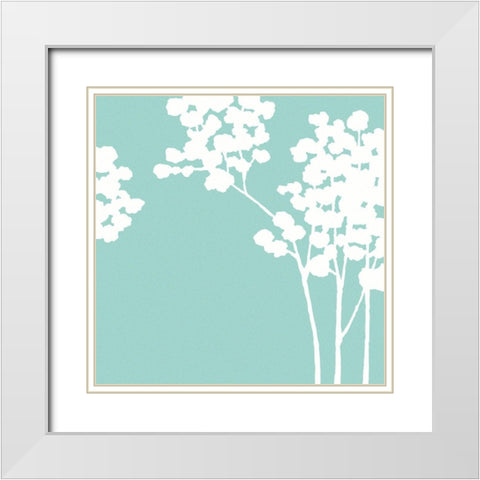 SUMMERS BOUNTY V White Modern Wood Framed Art Print with Double Matting by Sakai, Takashi