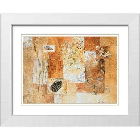 Nature III White Modern Wood Framed Art Print with Double Matting by Dubois, Alain