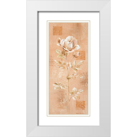 Dream in cream II White Modern Wood Framed Art Print with Double Matting by Butler, Peter