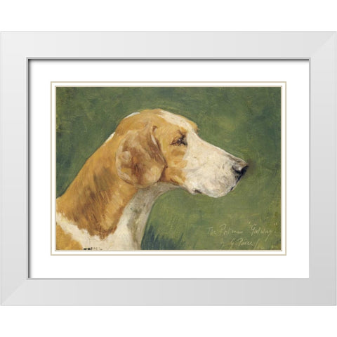 The Portman Galway White Modern Wood Framed Art Print with Double Matting by Paice, George