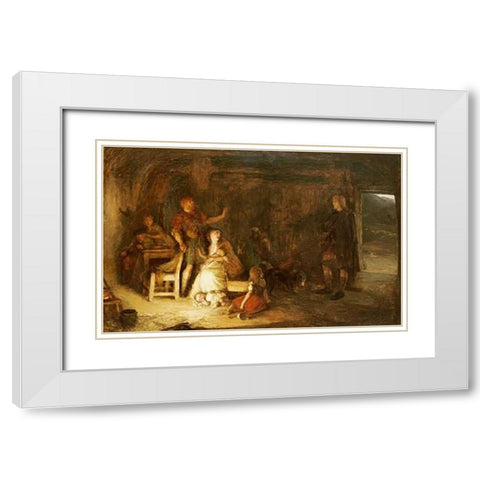 Prince Charles Edward Stuart White Modern Wood Framed Art Print with Double Matting by Burr, Alexander Hohenlohe