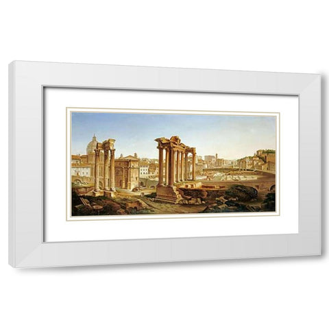 The FoMaps White Modern Wood Framed Art Print with Double Matting by Giuntotardi, Filippo
