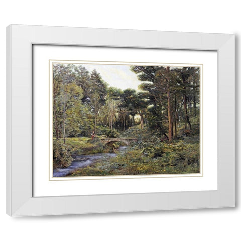 Hors Concours White Modern Wood Framed Art Print with Double Matting by Bonnefoy, Henri Arthur