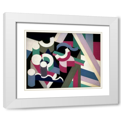 Peinture/Nature Morte White Modern Wood Framed Art Print with Double Matting by Bruce, Patrick Henry