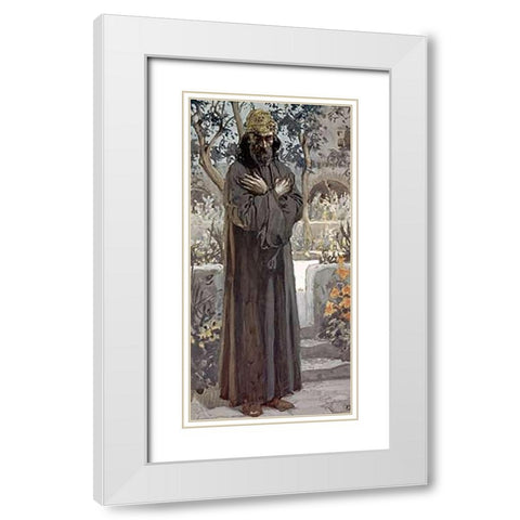 Joel White Modern Wood Framed Art Print with Double Matting by Tissot, James