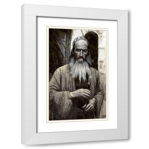 Paul White Modern Wood Framed Art Print with Double Matting by Tissot, James
