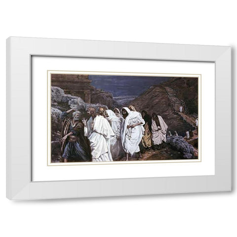 Protestations of Peter White Modern Wood Framed Art Print with Double Matting by Tissot, James