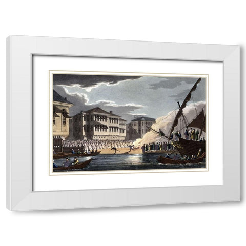 Terapiafrom Interesting Views In Turkey White Modern Wood Framed Art Print with Double Matting by Unknown