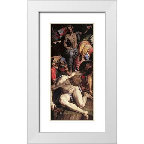 Resurrection of Museumist White Modern Wood Framed Art Print with Double Matting by Campi, Antonio