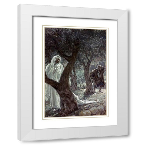 Museumist Appearing to Peter White Modern Wood Framed Art Print with Double Matting by Tissot, James