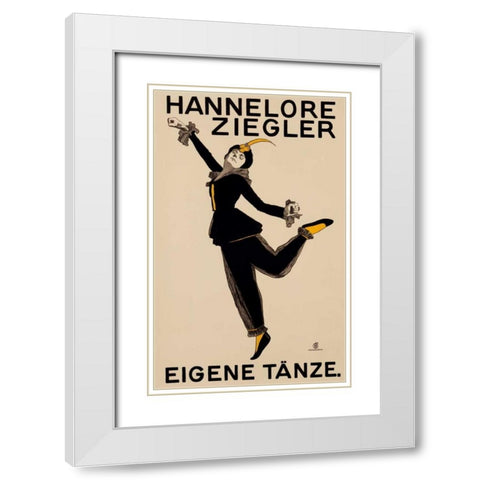 Hannelore Ziegler White Modern Wood Framed Art Print with Double Matting by Unknown