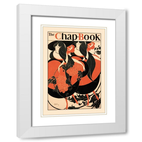 The Chap Book, 1894 White Modern Wood Framed Art Print with Double Matting by Bradley, William H.