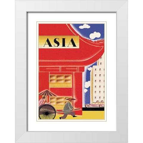 Innovation, 1932 White Modern Wood Framed Art Print with Double Matting by McIntosh, Frank