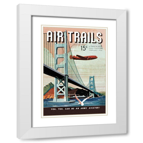 You, Too Can Be an Army Aviator, 1939 White Modern Wood Framed Art Print with Double Matting by Unknown