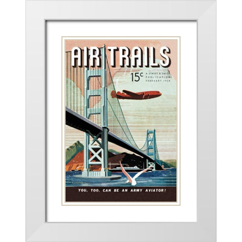 You, Too Can Be an Army Aviator, 1939 White Modern Wood Framed Art Print with Double Matting by Unknown