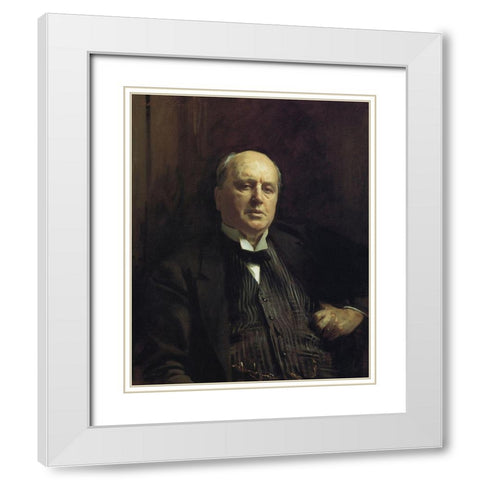 Henry James White Modern Wood Framed Art Print with Double Matting by Sargent, John Singer