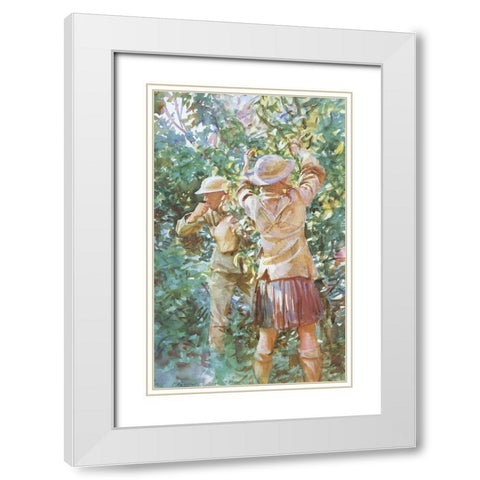Thou Shalt Not Steal White Modern Wood Framed Art Print with Double Matting by Sargent, John Singer