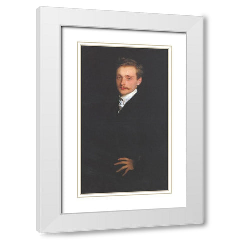 W Graham Robertson 1894 White Modern Wood Framed Art Print with Double Matting by Sargent, John Singer