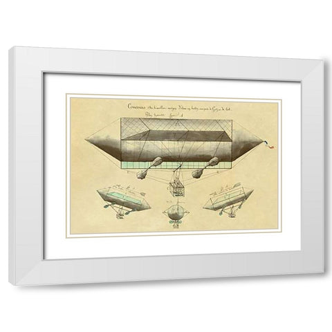 Balloon Design and Engineering White Modern Wood Framed Art Print with Double Matting by Inventions
