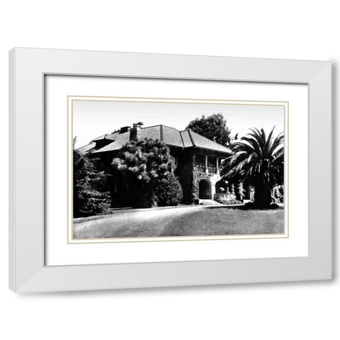 The Lodge, San Francisco, CA White Modern Wood Framed Art Print with Double Matting by Vintage San Francisco
