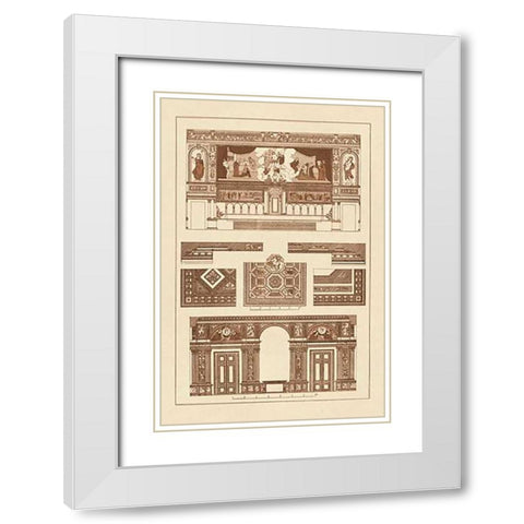Decoration of Large Halls, PolyMuseumome White Modern Wood Framed Art Print with Double Matting by Buhlmann, J.