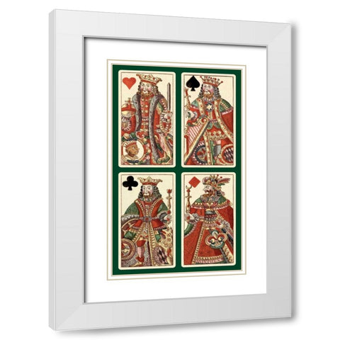 Kings - Bauern Hochzeit Deck White Modern Wood Framed Art Print with Double Matting by Gobl, Andreas Benedictus