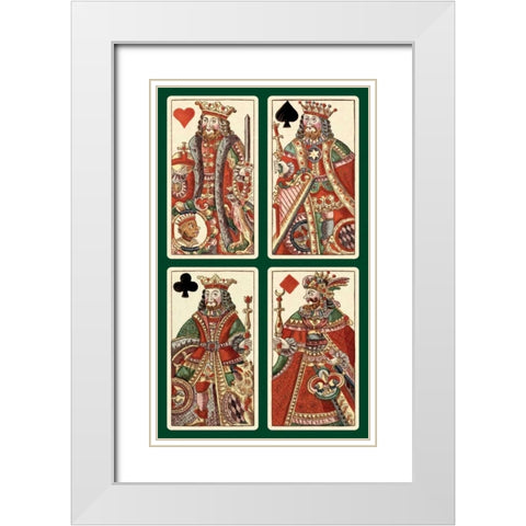 Kings - Bauern Hochzeit Deck White Modern Wood Framed Art Print with Double Matting by Gobl, Andreas Benedictus