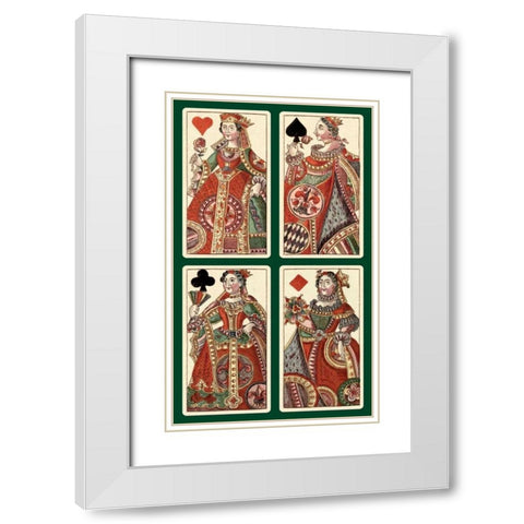 Queens - Bauern Hochzeit Deck White Modern Wood Framed Art Print with Double Matting by Gobl, Andreas Benedictus