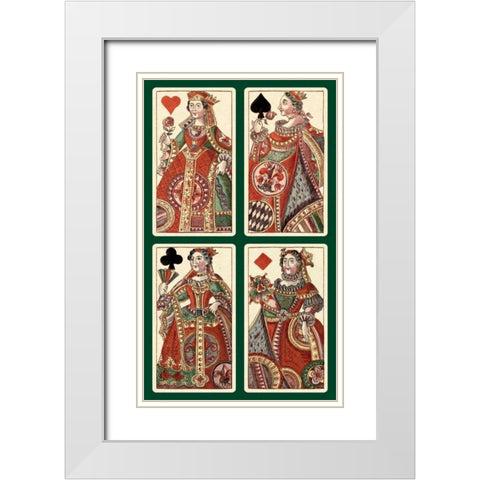 Queens - Bauern Hochzeit Deck White Modern Wood Framed Art Print with Double Matting by Gobl, Andreas Benedictus