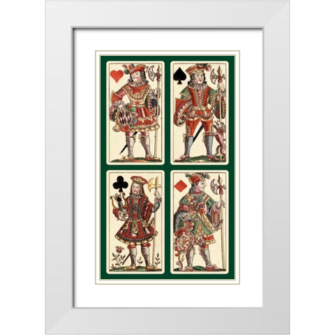 Knaves - Bauern Hochzeit Deck White Modern Wood Framed Art Print with Double Matting by Gobl, Andreas Benedictus