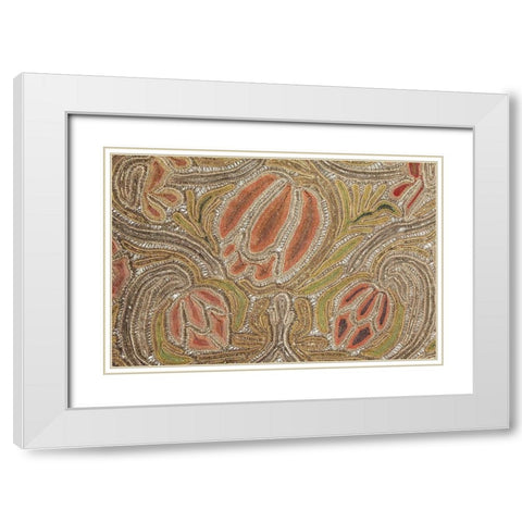 Needle Lace Flowers White Modern Wood Framed Art Print with Double Matting by Needleworker, Unknown 17th Century European