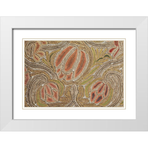 Needle Lace Flowers White Modern Wood Framed Art Print with Double Matting by Needleworker, Unknown 17th Century European