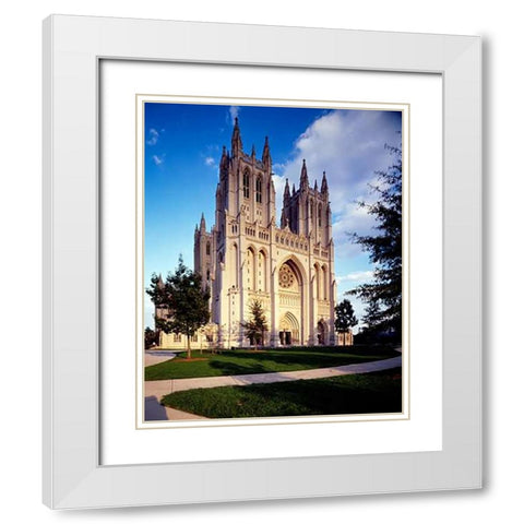 National Cathedral, Washington, D.C. White Modern Wood Framed Art Print with Double Matting by Highsmith, Carol