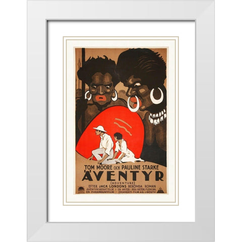 Aventyr White Modern Wood Framed Art Print with Double Matting by Hollywood Photo Archive