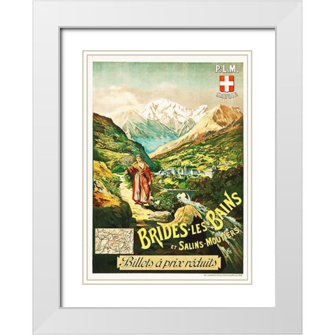 Brides Le Baines, 1900 White Modern Wood Framed Art Print with Double Matting by Hollywood Photo Archive