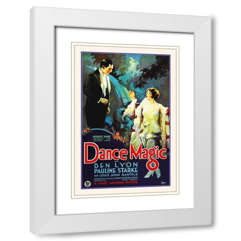 Dance Magic, 1927 White Modern Wood Framed Art Print with Double Matting by Hollywood Photo Archive