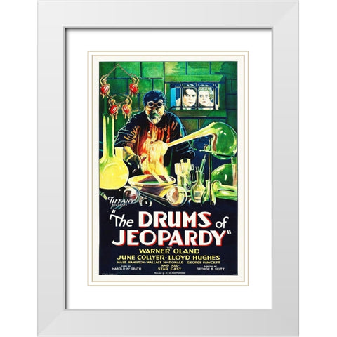 Drums of Jeapody White Modern Wood Framed Art Print with Double Matting by Hollywood Photo Archive