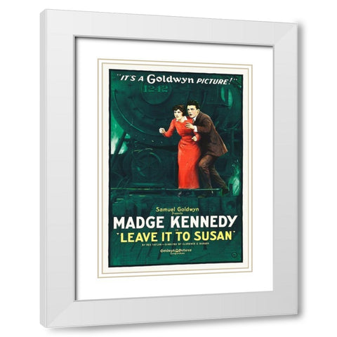 Leave It To Susan White Modern Wood Framed Art Print with Double Matting by Hollywood Photo Archive