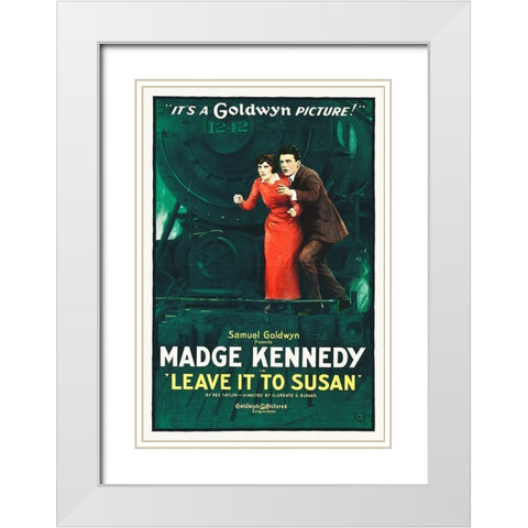 Leave It To Susan White Modern Wood Framed Art Print with Double Matting by Hollywood Photo Archive