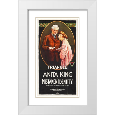 Mistaken Identity White Modern Wood Framed Art Print with Double Matting by Hollywood Photo Archive