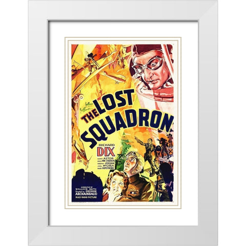 The Lost Squadron White Modern Wood Framed Art Print with Double Matting by Hollywood Photo Archive