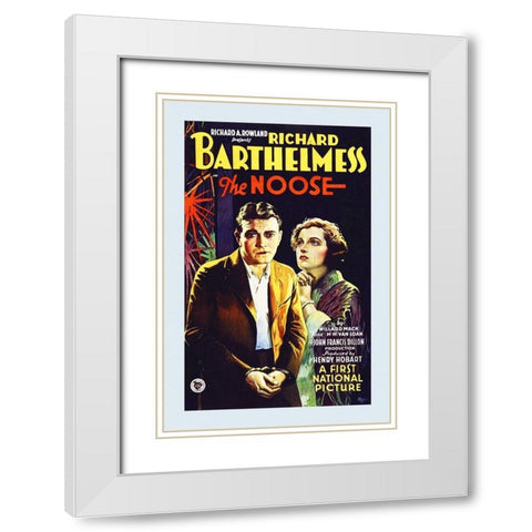 The Noose White Modern Wood Framed Art Print with Double Matting by Hollywood Photo Archive