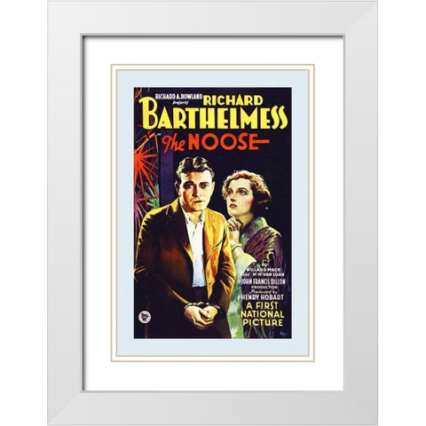 The Noose White Modern Wood Framed Art Print with Double Matting by Hollywood Photo Archive