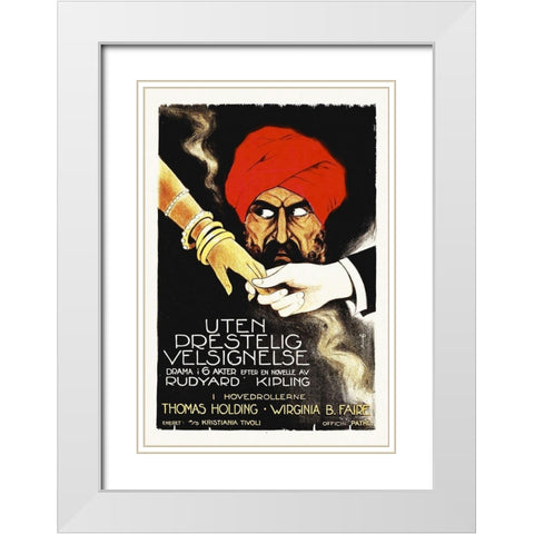 Without, 1921 White Modern Wood Framed Art Print with Double Matting by Hollywood Photo Archive