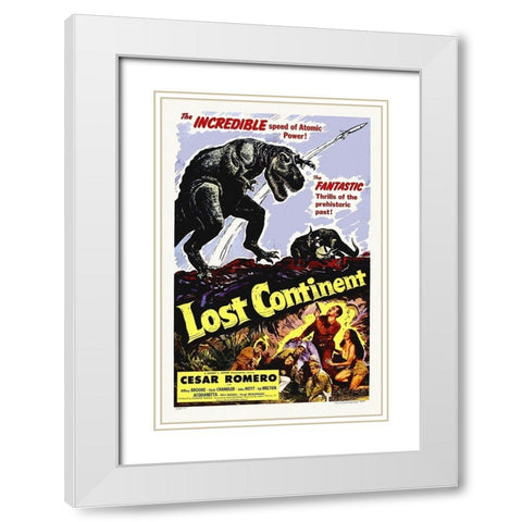Lost Continent, 1951 White Modern Wood Framed Art Print with Double Matting by Hollywood Photo Archive