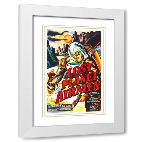 Lost Planet Airmen White Modern Wood Framed Art Print with Double Matting by Hollywood Photo Archive