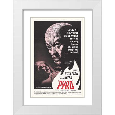 Pyro White Modern Wood Framed Art Print with Double Matting by Hollywood Photo Archive