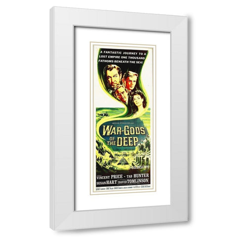 War Gods Of The Deep, 1965 White Modern Wood Framed Art Print with Double Matting by Hollywood Photo Archive