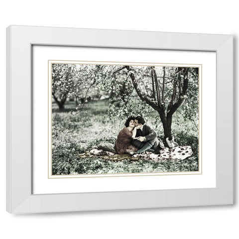 Alla Nazimova White Modern Wood Framed Art Print with Double Matting by Hollywood Photo Archive